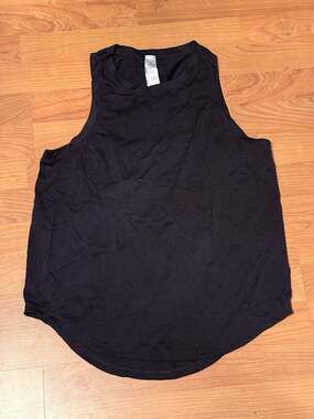 Varley Women's Black Irena High Neck Sleeveless Performance Tank Top Size S/M